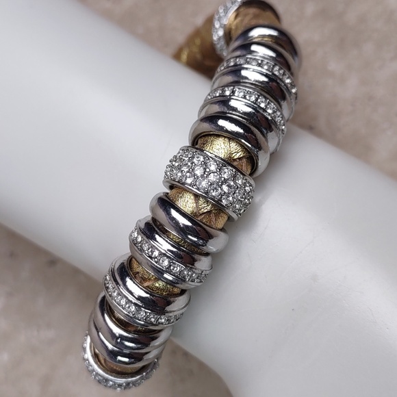 Serena Williams "Rings of Bling" Woven Leather Bracelet - Picture 1 of 7